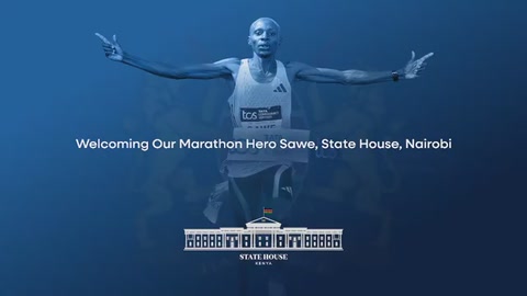 Welcoming Our Marathon Hero Sawe, State House