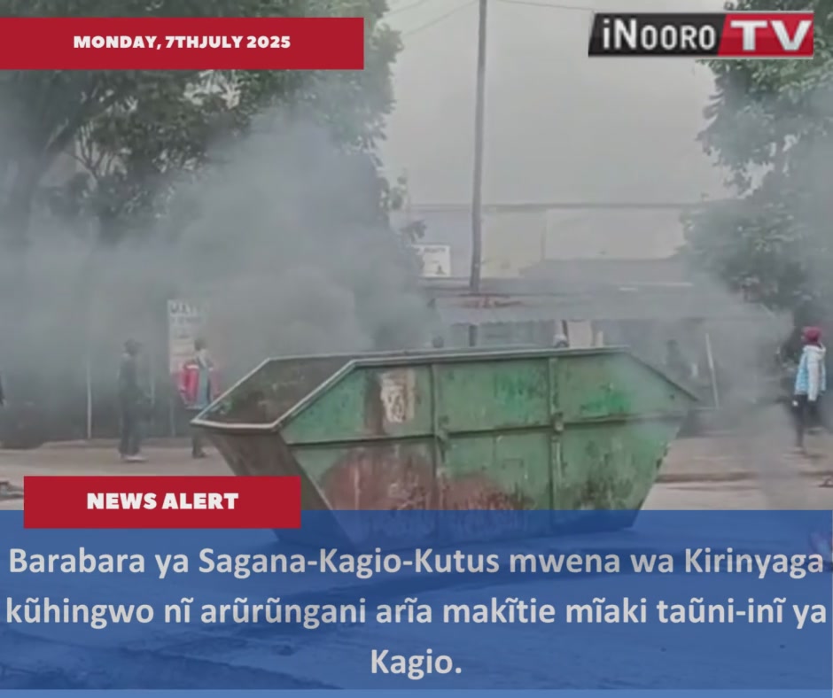 Sagana Road 7Th July 2025