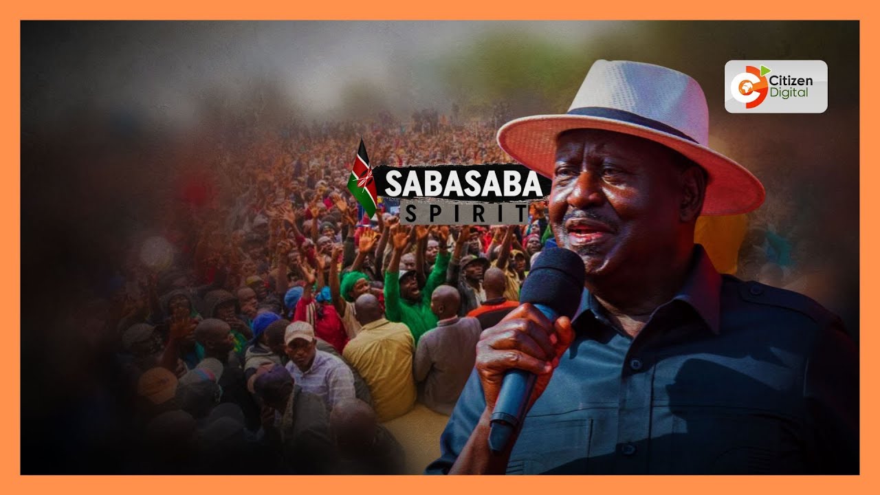 Raila Odinga Asks Kenyans To Mark Saba Saba